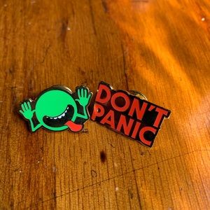 Out of Print Enamel Pins